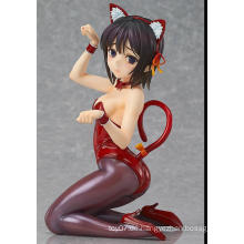 Kundenspezifische Anime Figur Plastik Action Figur Sexy Puppe ICTI Spielzeug